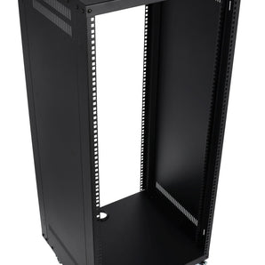 Rockville RR24U 24U Live Sound/Recording Studio Rack Case w/Wheels + Hardware