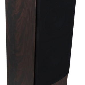Rockville Lux 658 Dark Wood Dual 6.5" Premium Tower Speaker Home Theater 8 Ohm