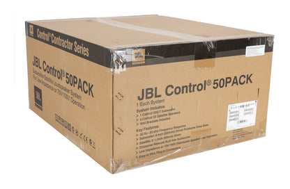 JBL C50PACK Commercial Subwoofer+(4) Satellite Speakers For Restaurant/Bar/Cafe