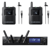 Audio Technica ATW-1421/L Digital Dual Lavalier Microphone System with Receiver
