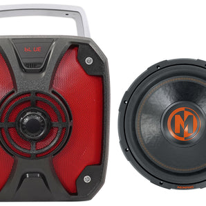 Memphis Audio MJP1522 15" 1500w MOJO Car Subwoofer DVC 2 ohm Sub+Home Speaker