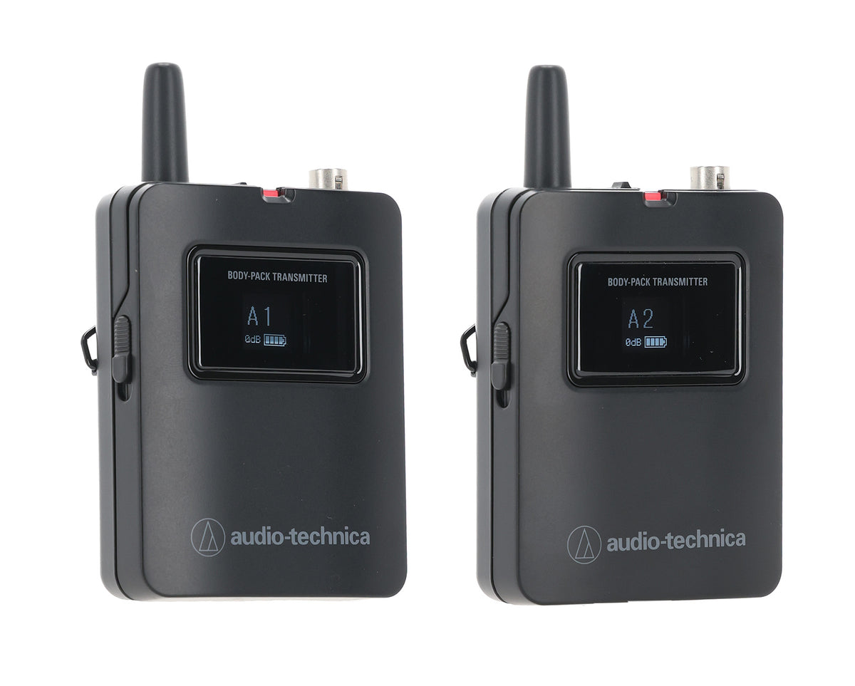 Audio Technica ATW-1421/L Digital Dual Lavalier Microphone System with Receiver