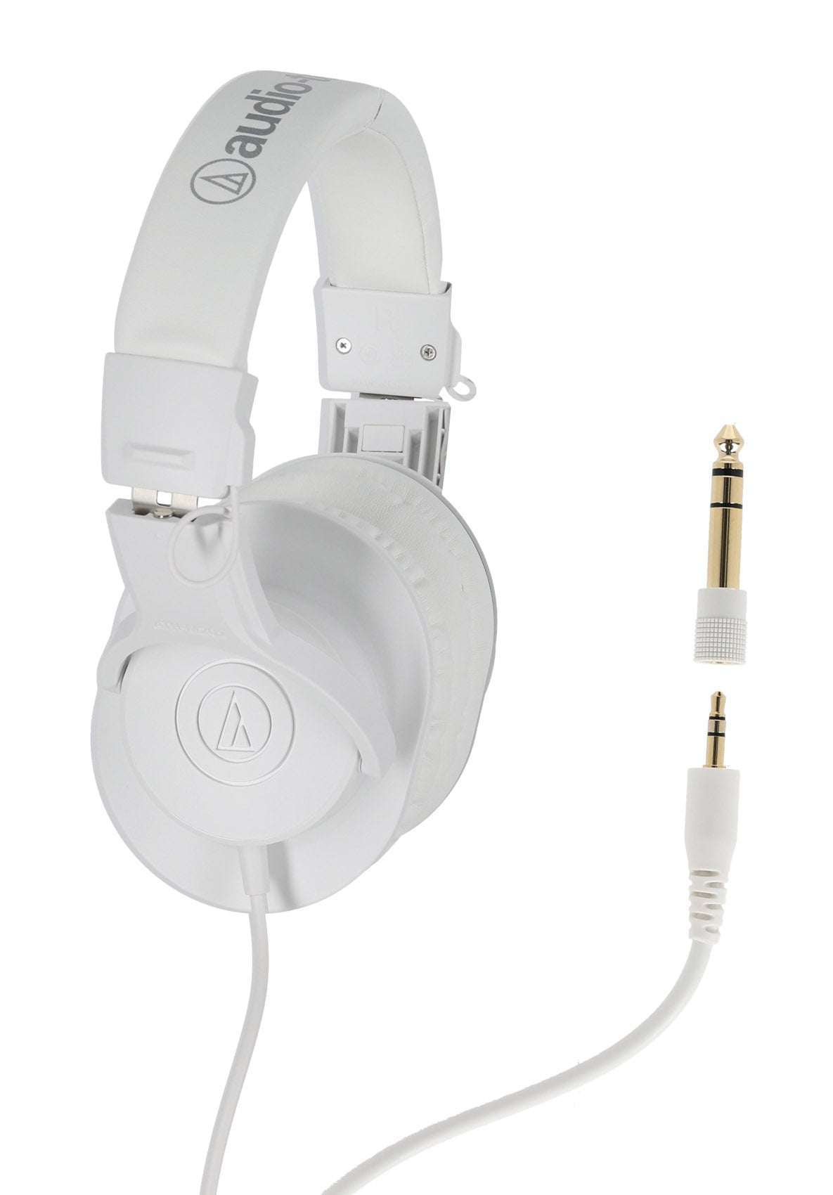 Audio-Technica ATH-M20XWH Professional Closed-Back Dynamic Monitor Headphones