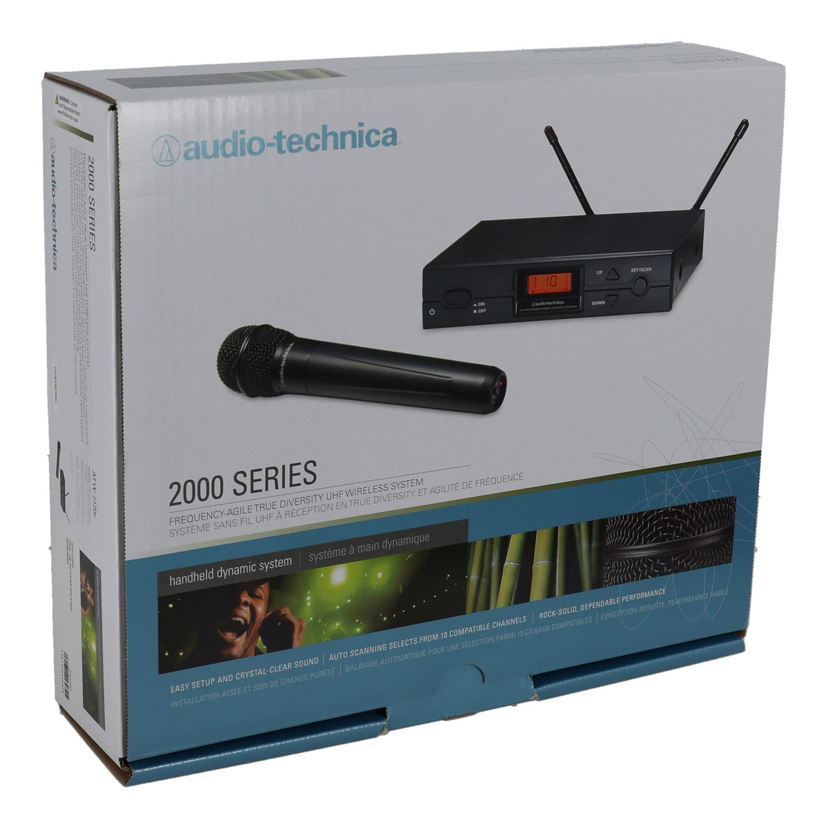 Audio-Technica ATW-2120CS Wireless Mic Handheld Microphone System S-Band - UHF