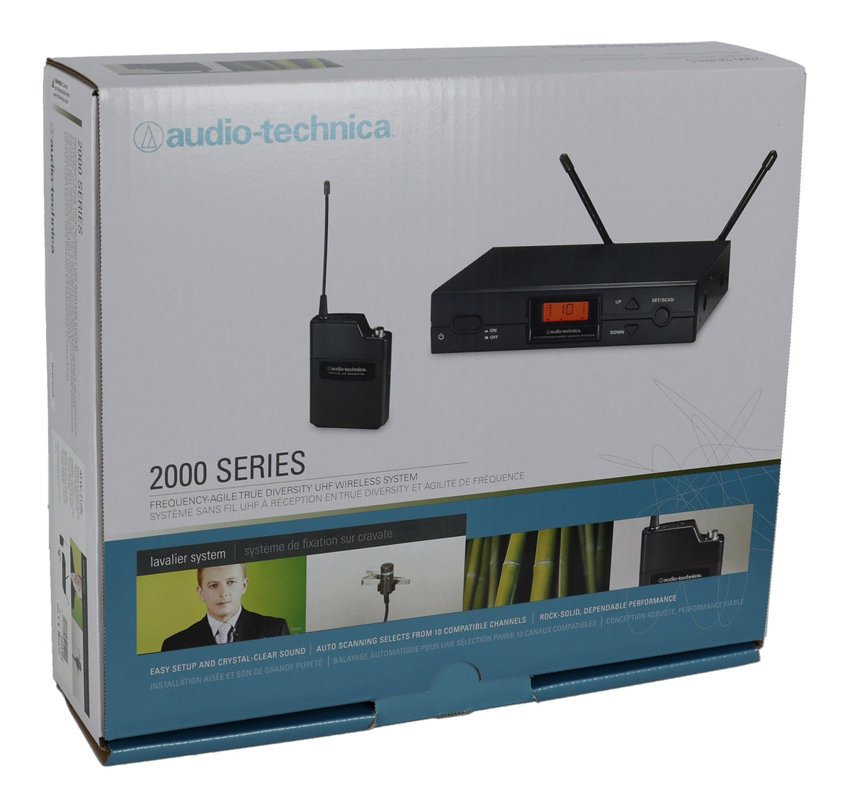 Audio-Technica ATW-2129CS Wireless System - Receiver, Transmitter & Lavalier Mic