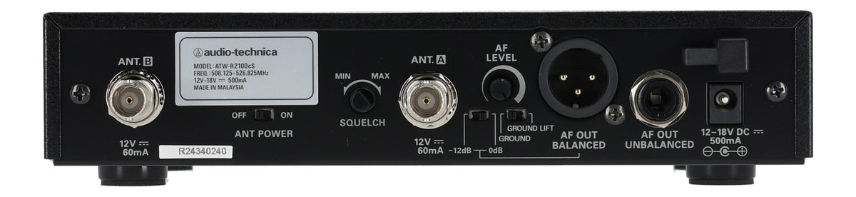 Audio-Technica ATW-2129CS Wireless System - Receiver, Transmitter & Lavalier Mic