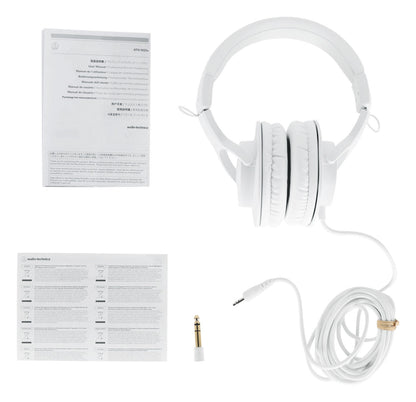 Audio-Technica ATH-M20XWH Professional Closed-Back Dynamic Monitor Headphones