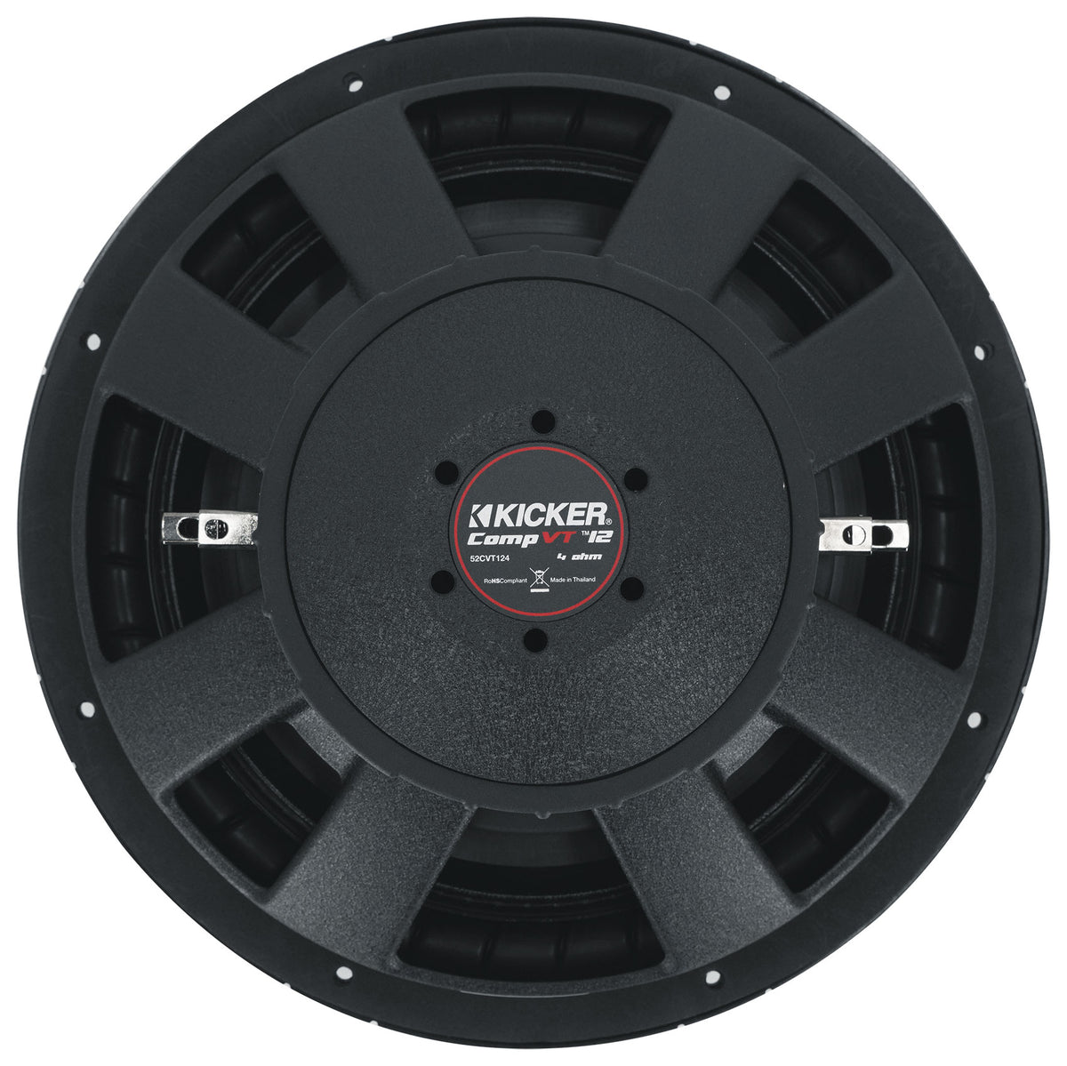 Kicker 52CVT124 CVT12 COMPVT 12" 900w Subwoofer 4-Ohm SVC Car Audio Sub CVT124