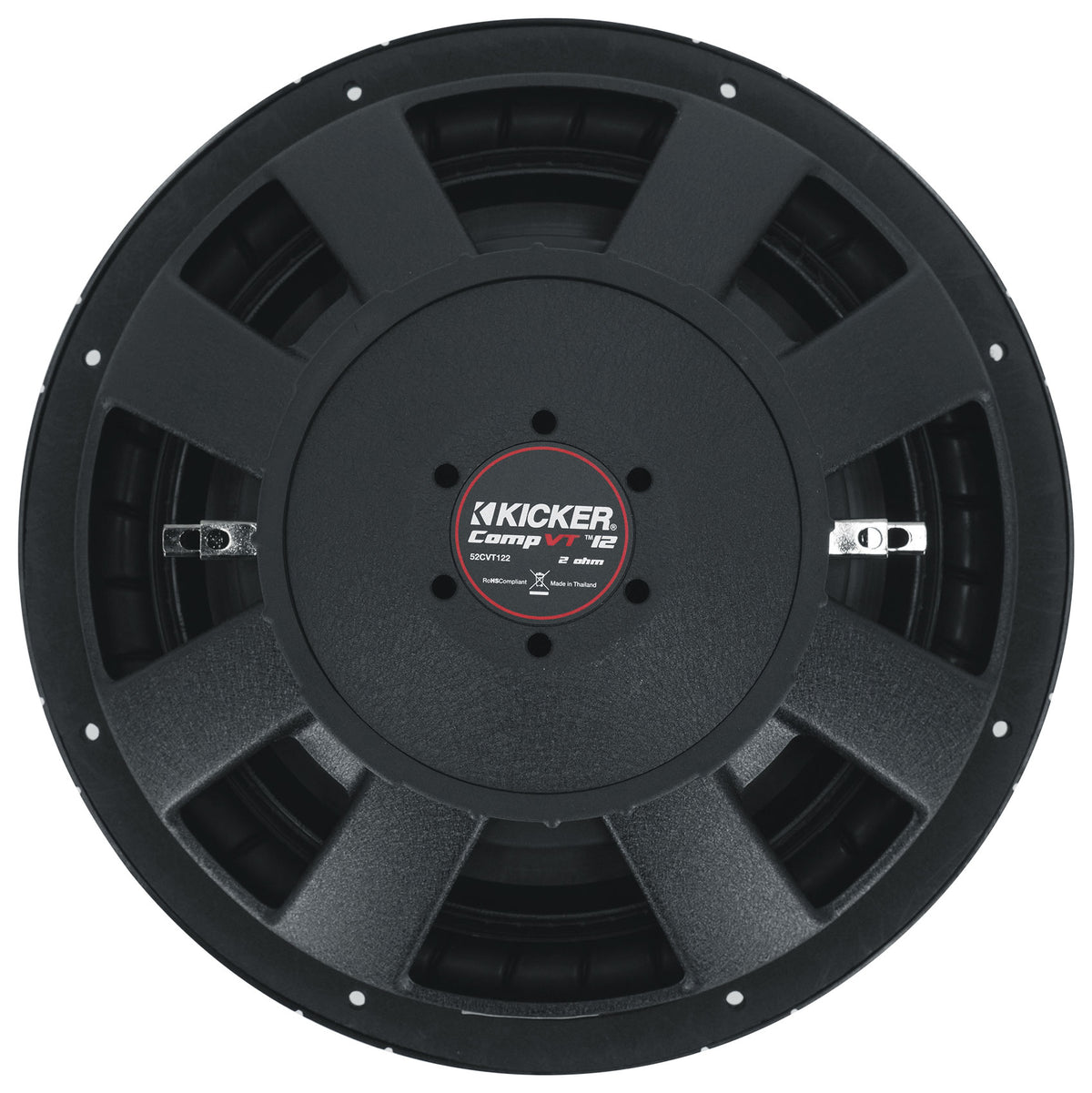 Kicker 52CVT122 CVT12 COMPVT 12" 900w Subwoofer 2-Ohm SVC Car Audio Sub CVT122