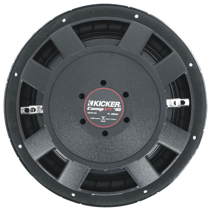 Kicker 52CVT104 CVT10 COMPVT 10" 750w Subwoofer 4-Ohm SVC Car Audio Sub CVT104
