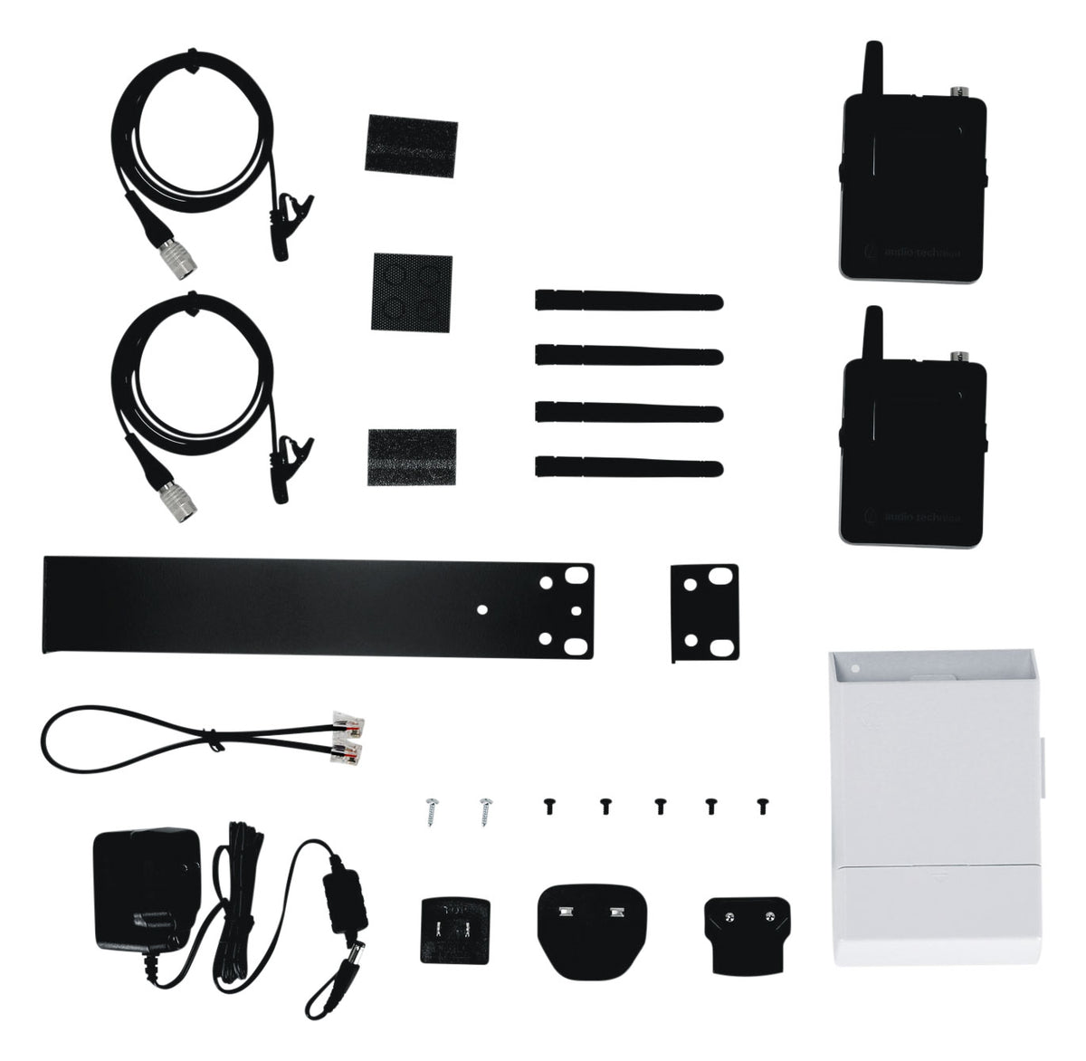 Audio Technica ATW-1421/L Digital Dual Lavalier Microphone System with Receiver