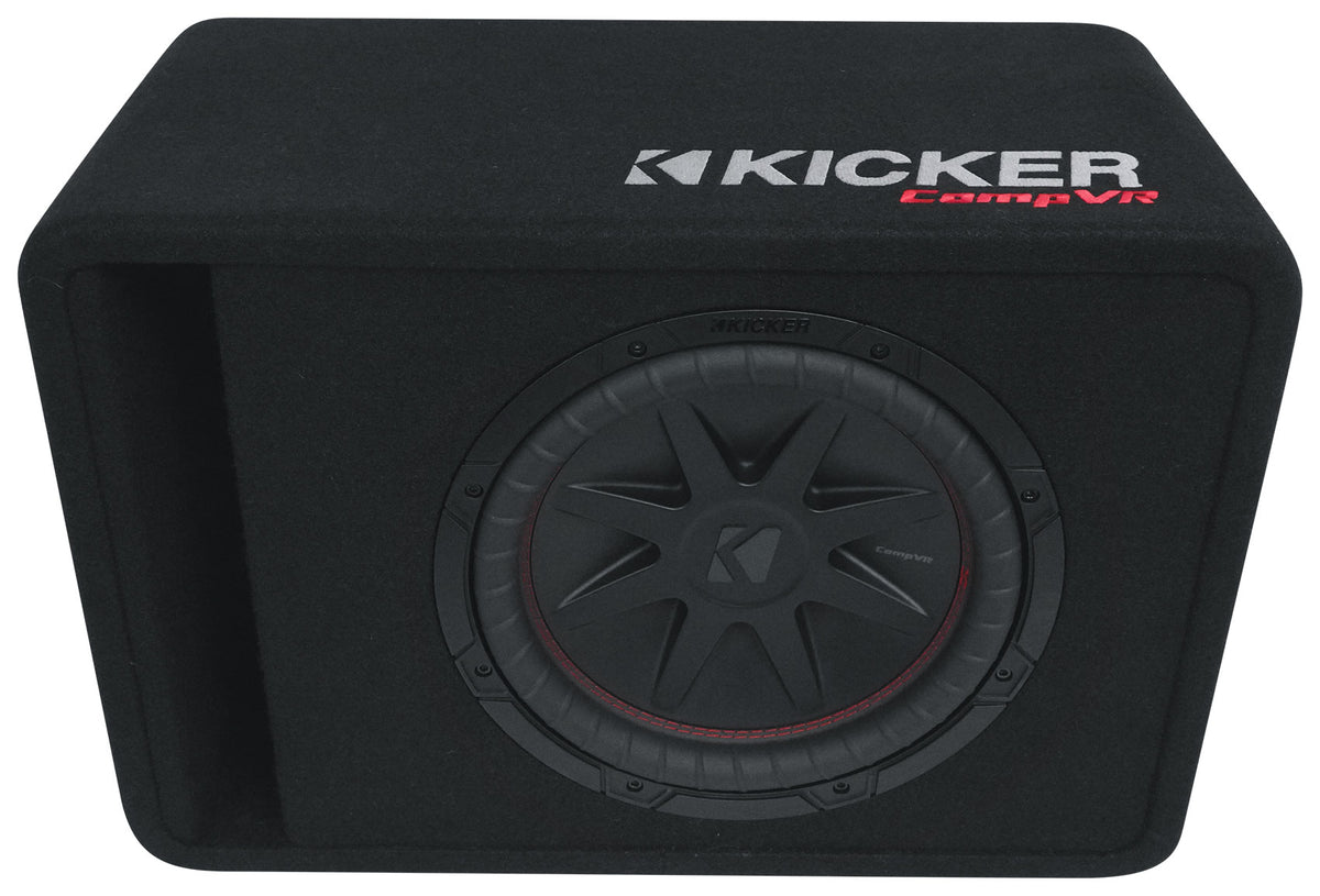 Kicker 52VCVR122 VCVR 12" Single Subwoofer in Vented Enclosure, 2-ohm VCVR122