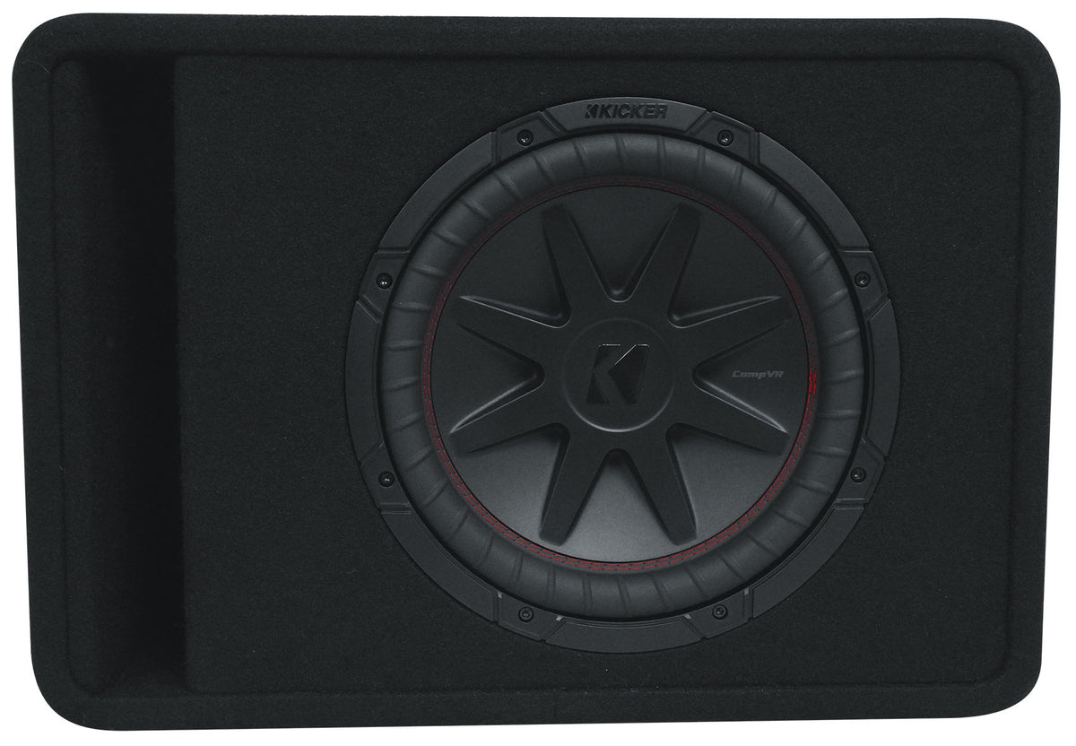 Kicker 52VCVR122 VCVR 12" Single Subwoofer in Vented Enclosure, 2-ohm VCVR122