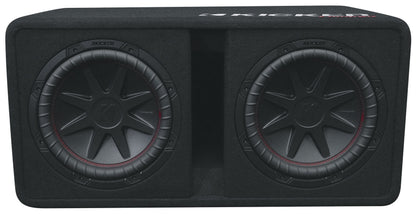 Kicker 52DCVR122 DCVR 12" Dual Subwoofers+Vented Sub Box Enclosure 2-ohm DCVR122