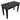 Rockville PB7 BLACK Premium Piano Bench with Storage, Solid Thai Rubber Wood, Plush Comfort
