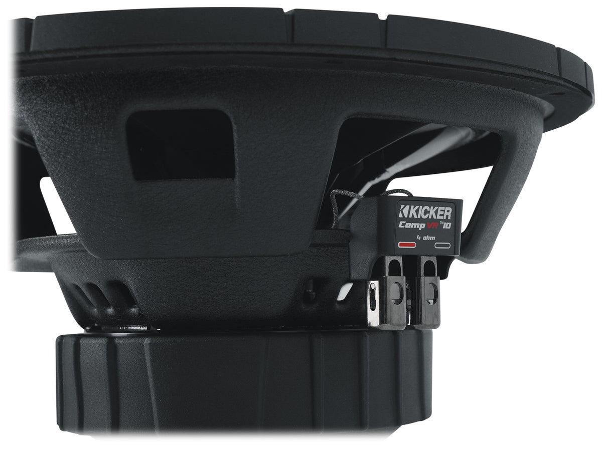 Kicker 52CVR104 CVR10 COMPVR 10" 750w Subwoofer 4-Ohm DVC Car Audio Sub CVR104