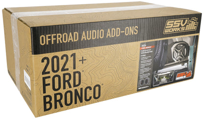 230-BR-2B65U 6.5" Unloaded Rear Speaker Pods