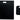 Rockville Top+Bottom Black Totem Plates For RTP33-TV (Turn your stand Black)