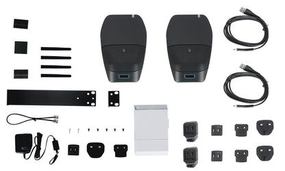 Audio-Technica ATW-1426 Digital Wireless Microphone Receiver+(2) Boundary Mics