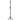 Rockville RVLS60 9 Foot Tall Portable Tripod DJ Lighting Stand T-Bar+Padded Bag