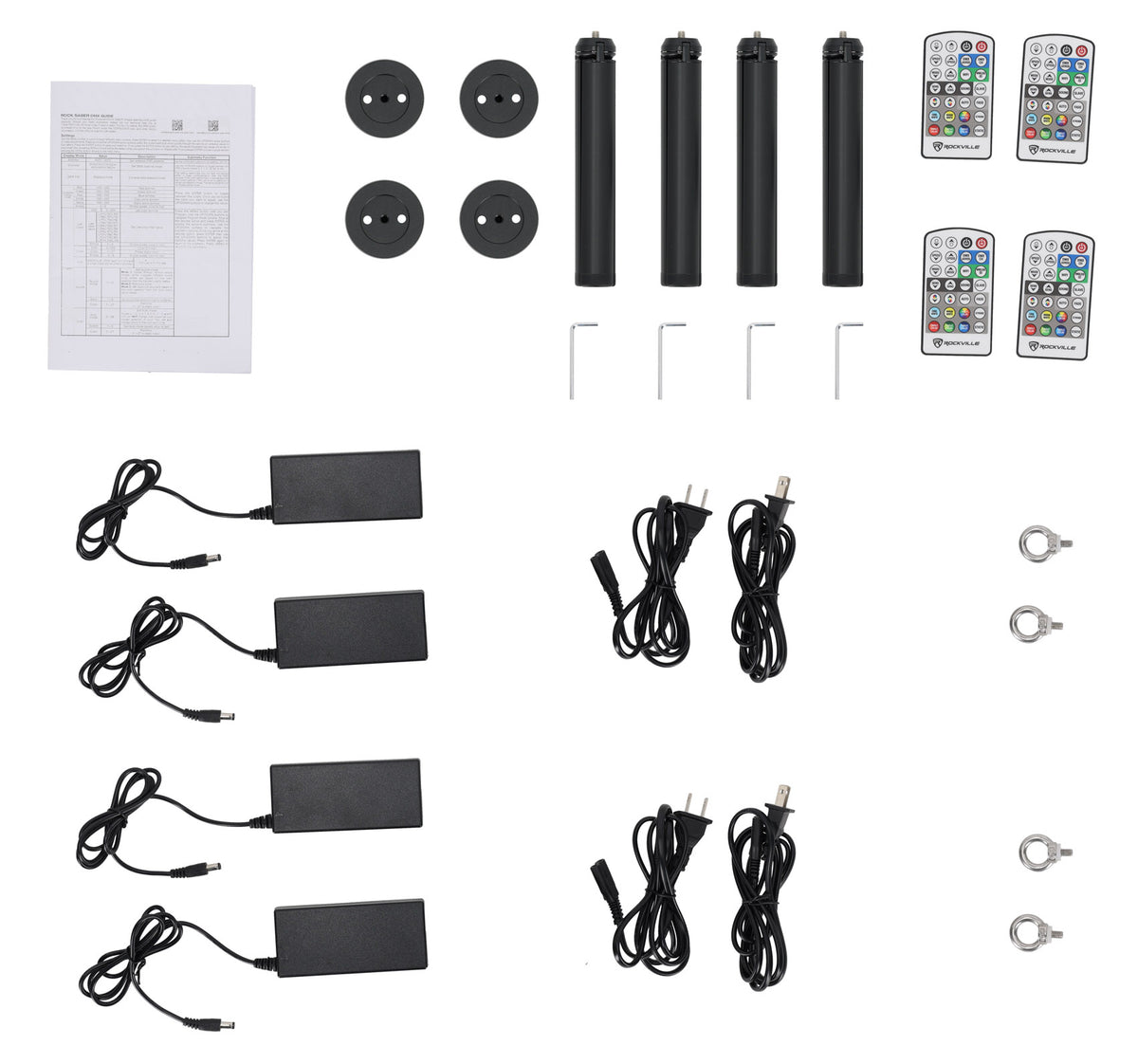 ROCK SABER Black 4-Pack