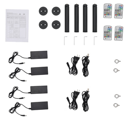 ROCK SABER Black 4-Pack