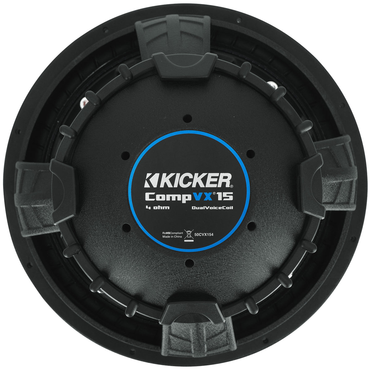 Kicker 50CVX154 COMPVX 15" 1000 Watt Car Audio Subwoofer DVC 4 Ohm Sub CVX154