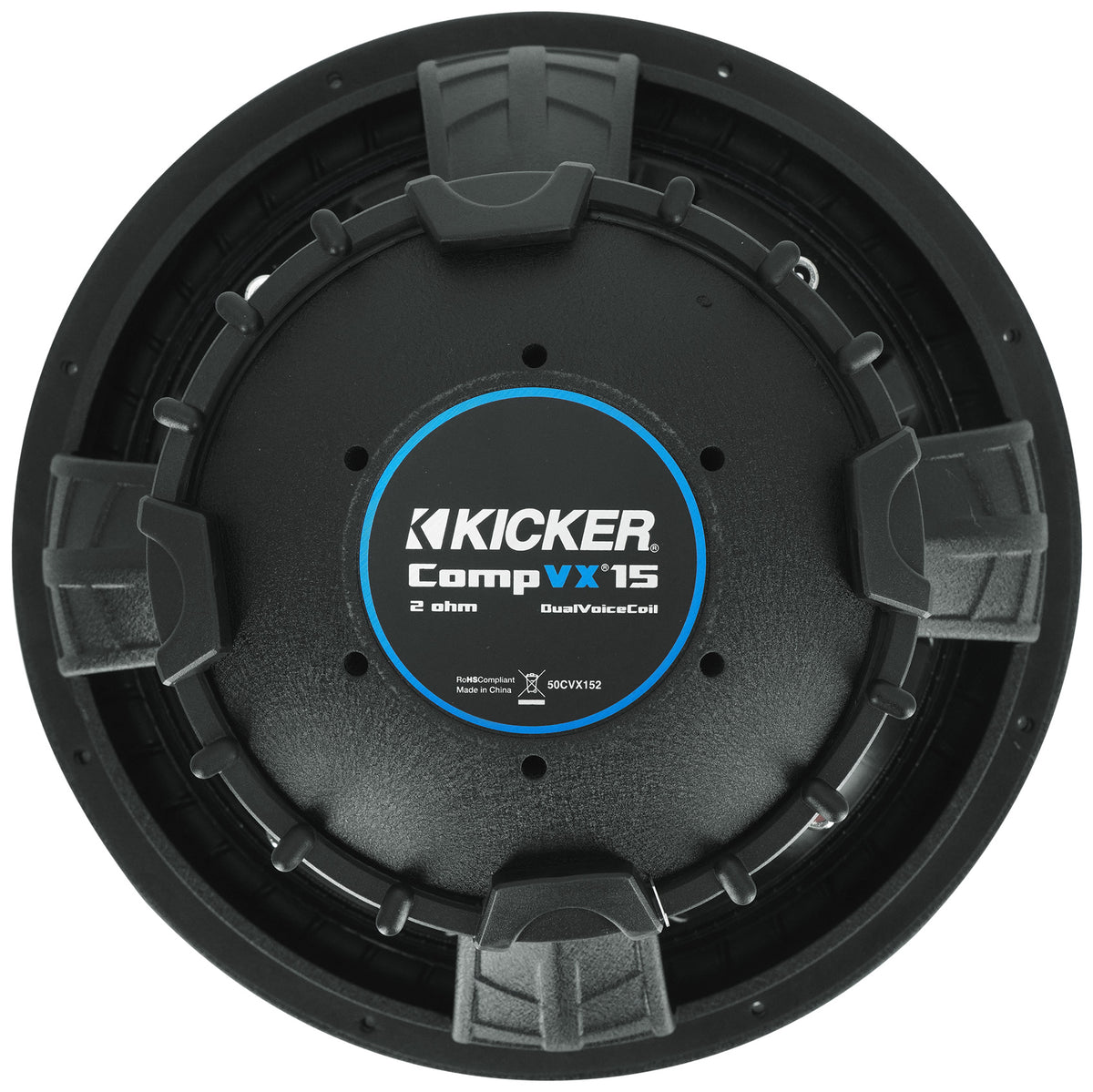Kicker 50CVX152 COMPVX 15" 1000 Watt Car Audio Subwoofer DVC 2 Ohm Sub CVX152