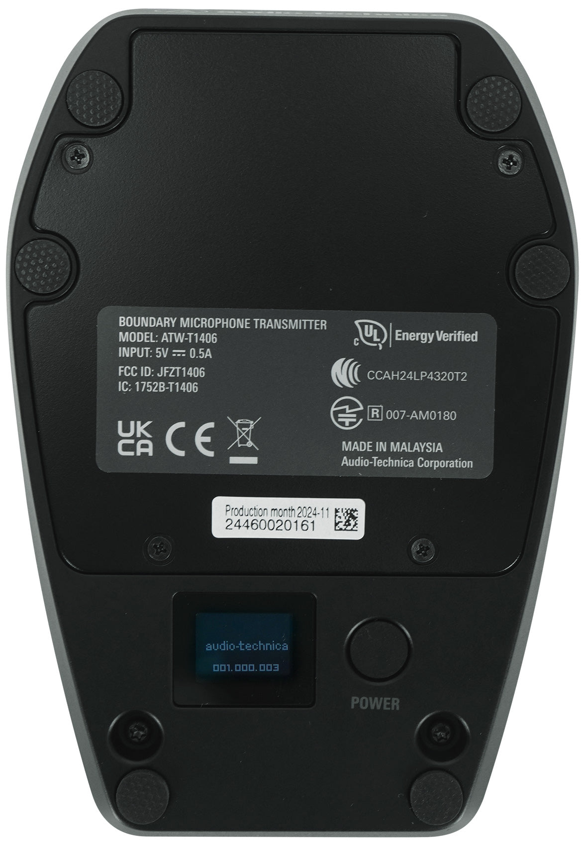 Audio-Technica ATW-1426 Digital Wireless Microphone Receiver+(2) Boundary Mics