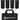 Rockville 4 PACK MINI HALO BLACK DJ Wash Lights+Bag, Wireless DMX/Rechargeable