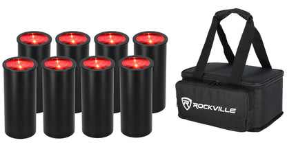 8 PACK MINI HALO BLACK