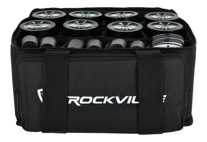 8 PACK MINI HALO BLACK