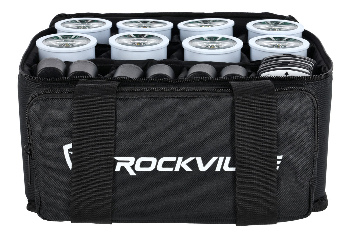 8 PACK MINI HALO WHITE