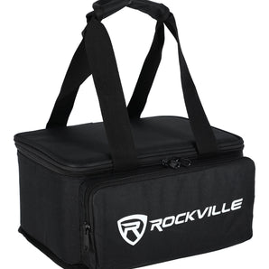 Rockville MINI HALO x12 Bag - Fits Up To 12 MINI HALO or Similar DJ Can Lights