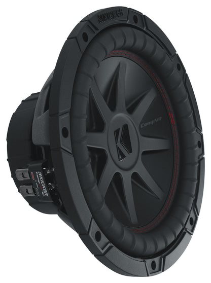 Kicker 52CVR102 CVR10 COMPVR 10" 750w Subwoofer 2-Ohm DVC Car Audio Sub CVR102