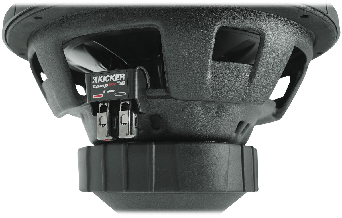 Kicker 52CVR102 CVR10 COMPVR 10" 750w Subwoofer 2-Ohm DVC Car Audio Sub CVR102