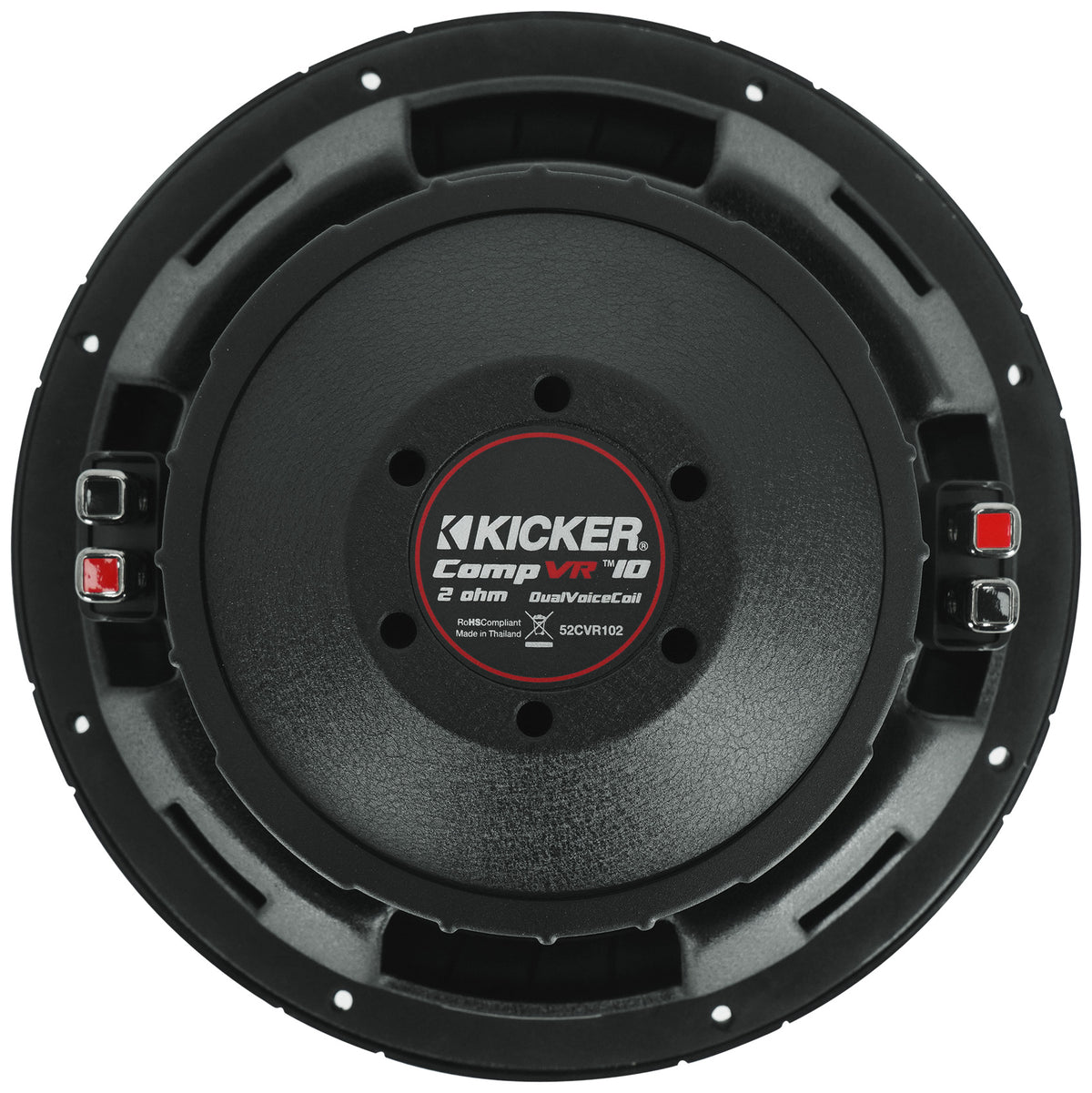 Kicker 52CVR102 CVR10 COMPVR 10" 750w Subwoofer 2-Ohm DVC Car Audio Sub CVR102