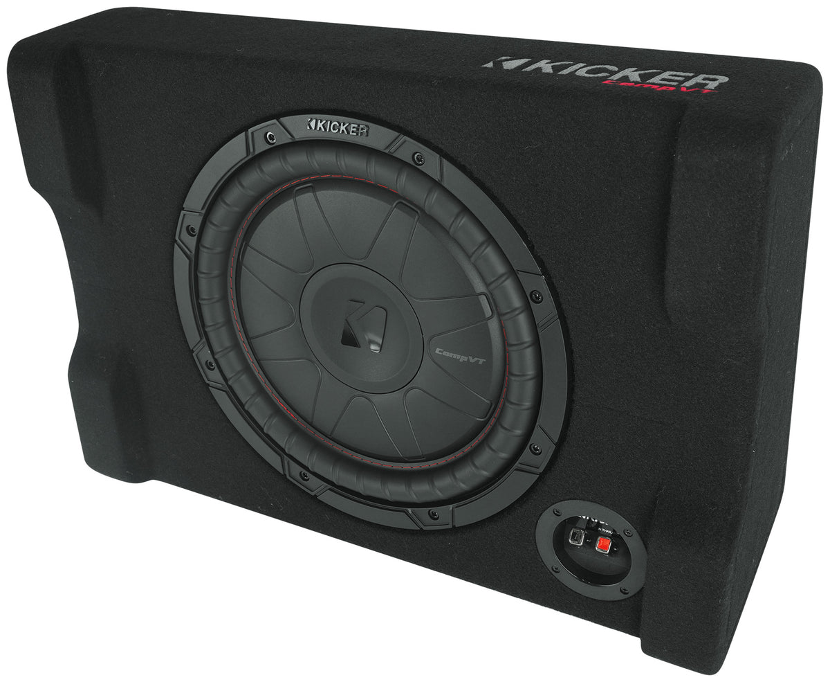 Kicker 52CVTDF122 CVTDF 12" Subwoofer in Down Firing Sub Box Enclosure 2-Ohm
