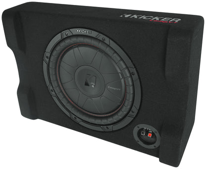 Kicker 52CVTDF122 CVTDF 12" Subwoofer in Down Firing Sub Box Enclosure 2-Ohm
