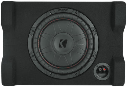 Kicker 52CVTDF122 CVTDF 12" Subwoofer in Down Firing Sub Box Enclosure 2-Ohm