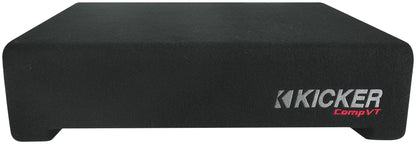 Kicker 52CVTDF122 CVTDF 12" Subwoofer in Down Firing Sub Box Enclosure 2-Ohm