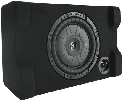 Kicker 52CVTDF102 CVTDF 10" Subwoofer in Down Firing Sub Box Enclosure, 2-Ohm