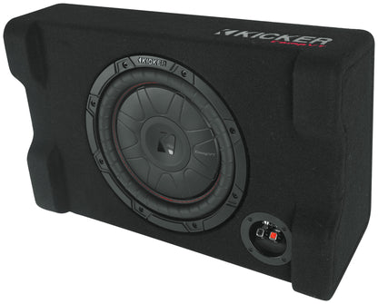 Kicker 52CVTDF102 CVTDF 10" Subwoofer in Down Firing Sub Box Enclosure, 2-Ohm