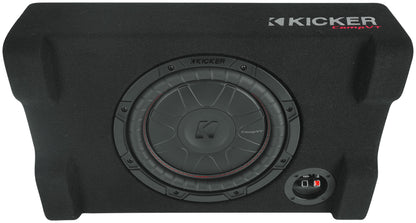 Kicker 52CVTDF102 CVTDF 10" Subwoofer in Down Firing Sub Box Enclosure, 2-Ohm