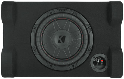 Kicker 52CVTDF102 CVTDF 10" Subwoofer in Down Firing Sub Box Enclosure, 2-Ohm