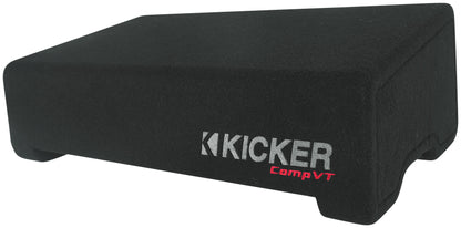 Kicker 52CVTDF102 CVTDF 10" Subwoofer in Down Firing Sub Box Enclosure, 2-Ohm