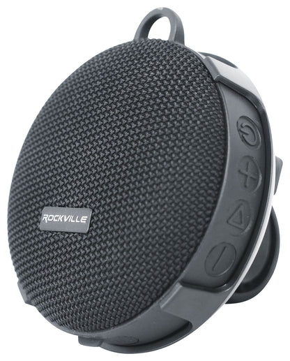 Rockville R-GO 16 Watt Waterproof Portable Bluetooth Speaker+Bicycle Bar Mount