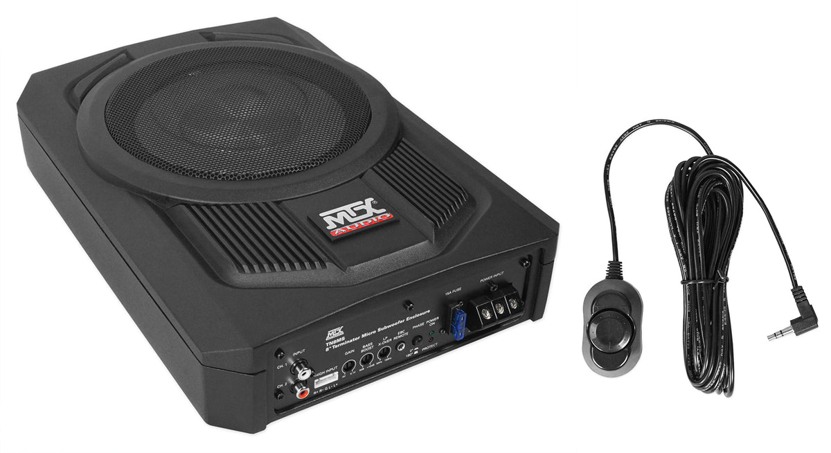 TN8MS 8" Slim Under-Seat Powered Subwoofer
