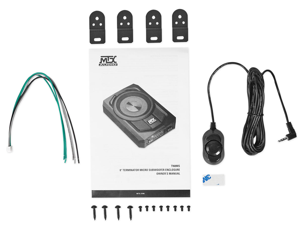 TN8MS 8" Slim Under-Seat Powered Subwoofer