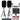 (2) Rockville BPA15 15" 1600w Active PA/DJ Speakers+Mixer+Mic+Stands+Cables+Bag